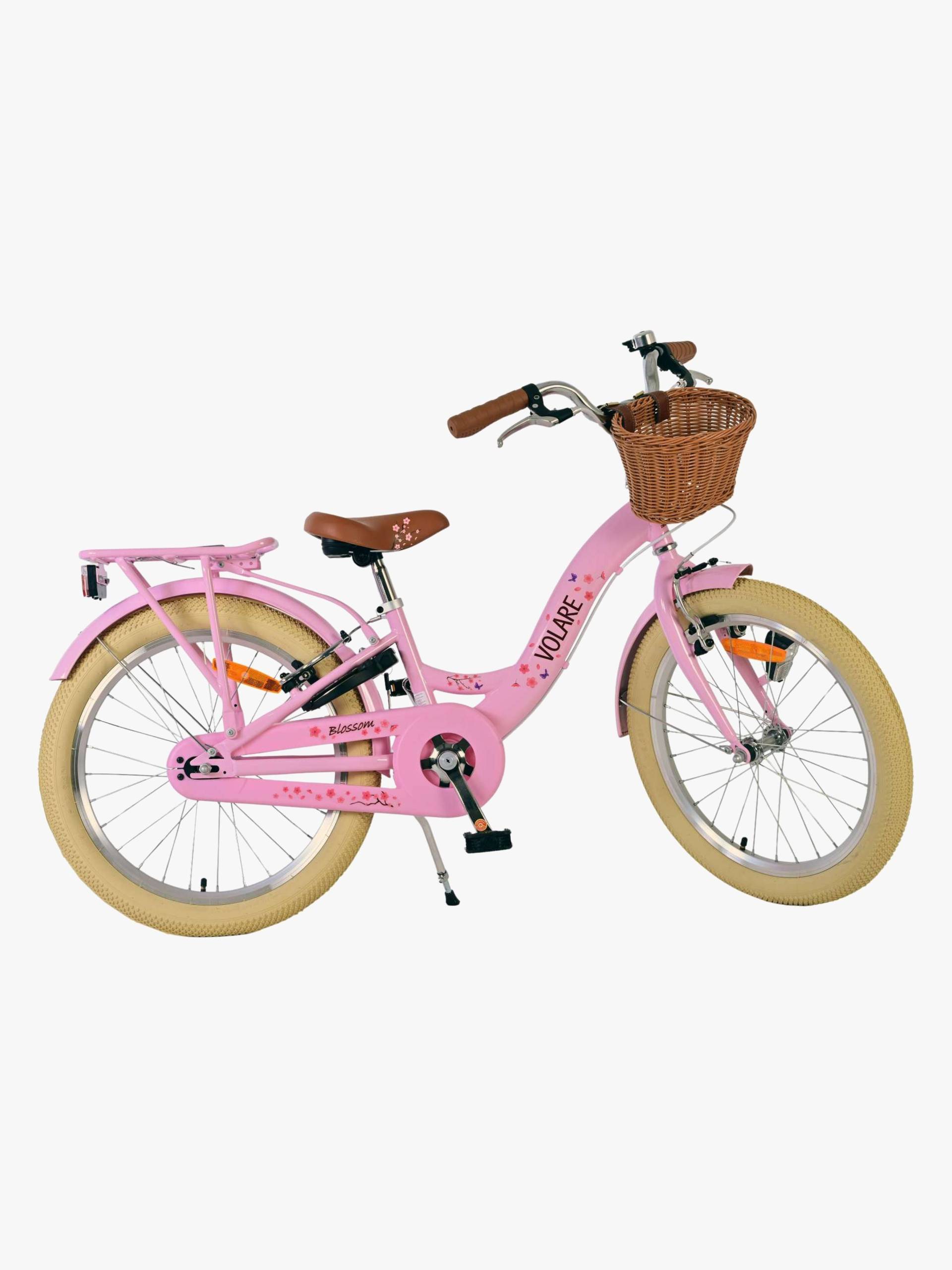 Volare Blossom Kinderfahrrad Handbremse 20 Zoll, Rosa von Volare