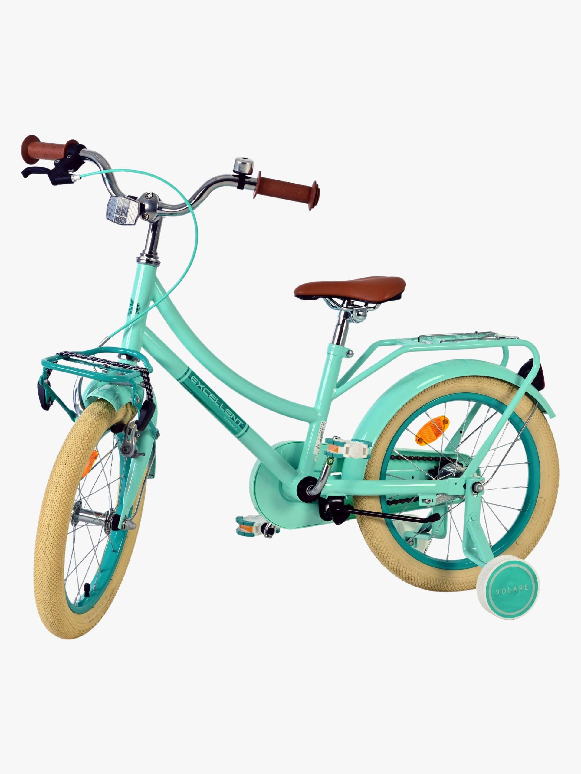 Volare Excellent Kinderfahrrad 16 Zoll, Grün von Volare