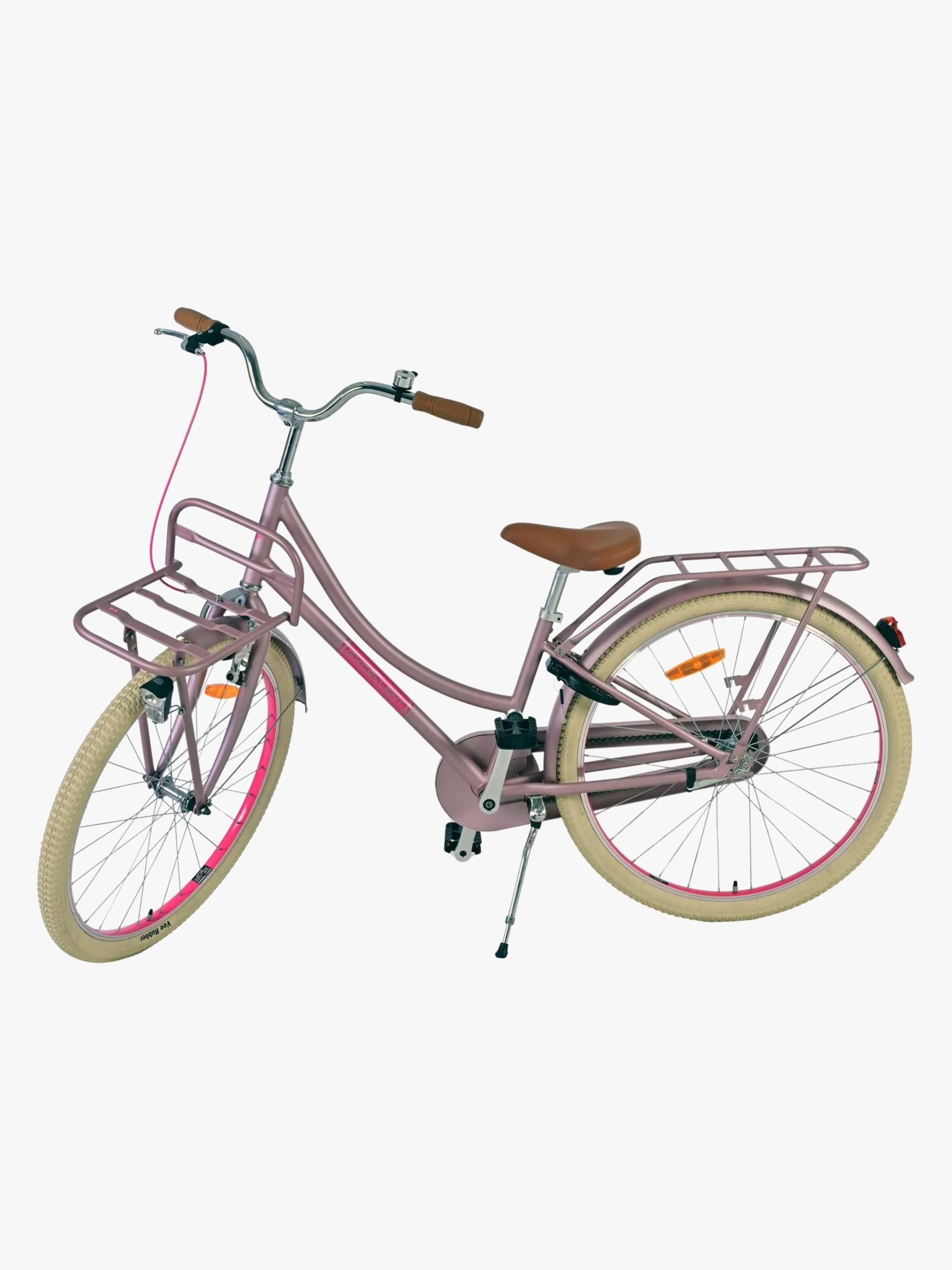 Volare Excellent Kinderfahrrad 24 Zoll, Mattrosa von Volare