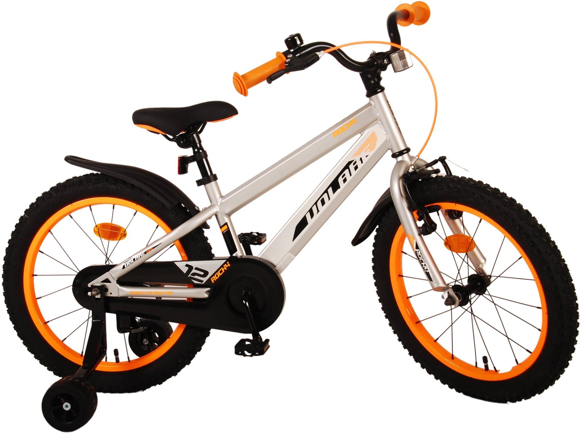 Volare Rocky Kinderfahrrad, Grau, 18" Volare Rocky Kinderfahrrad, Grau, 18" von Volare