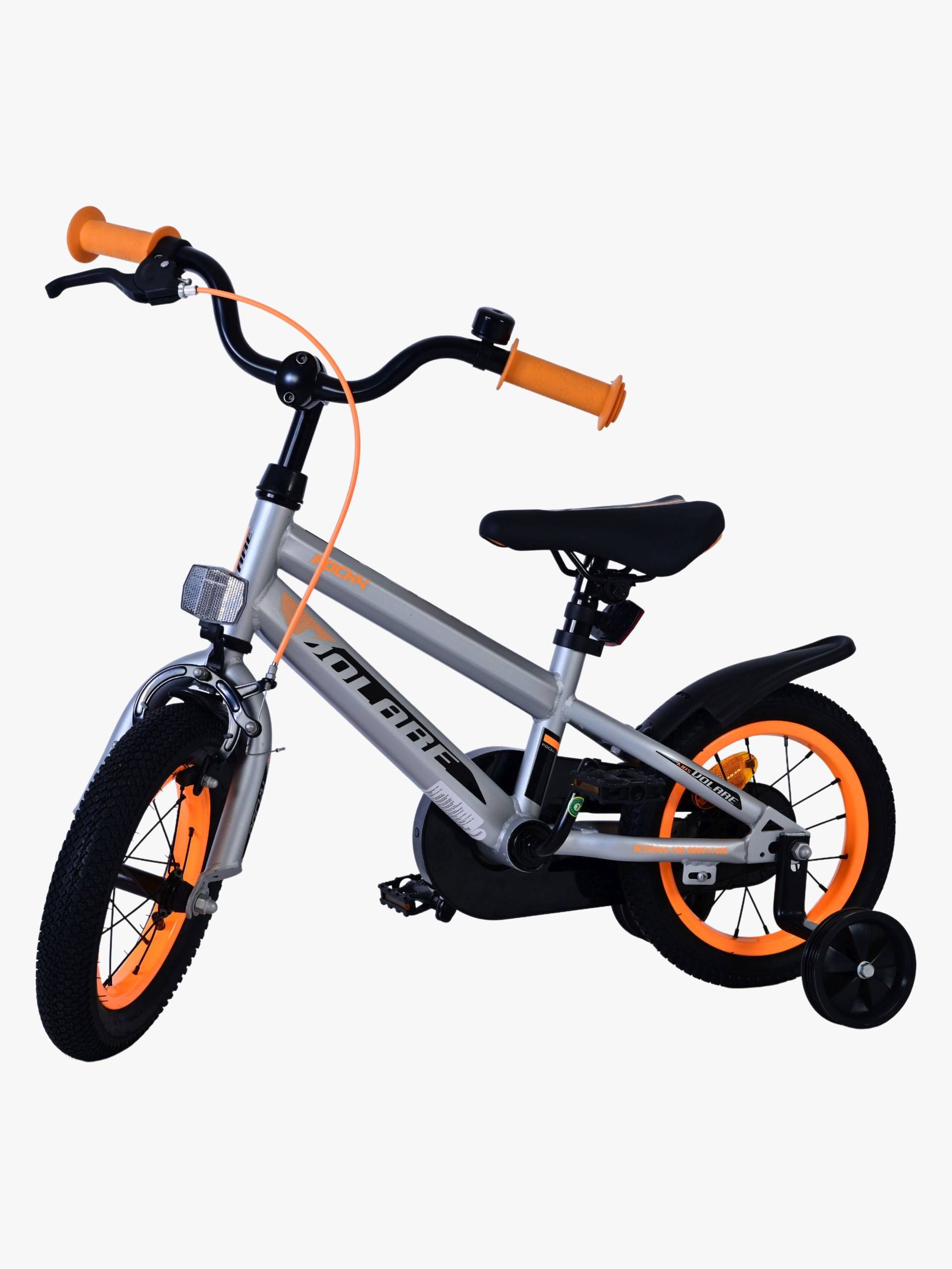 Volare Rocky Kinderfahrrad 12 Zoll, Grau von Volare