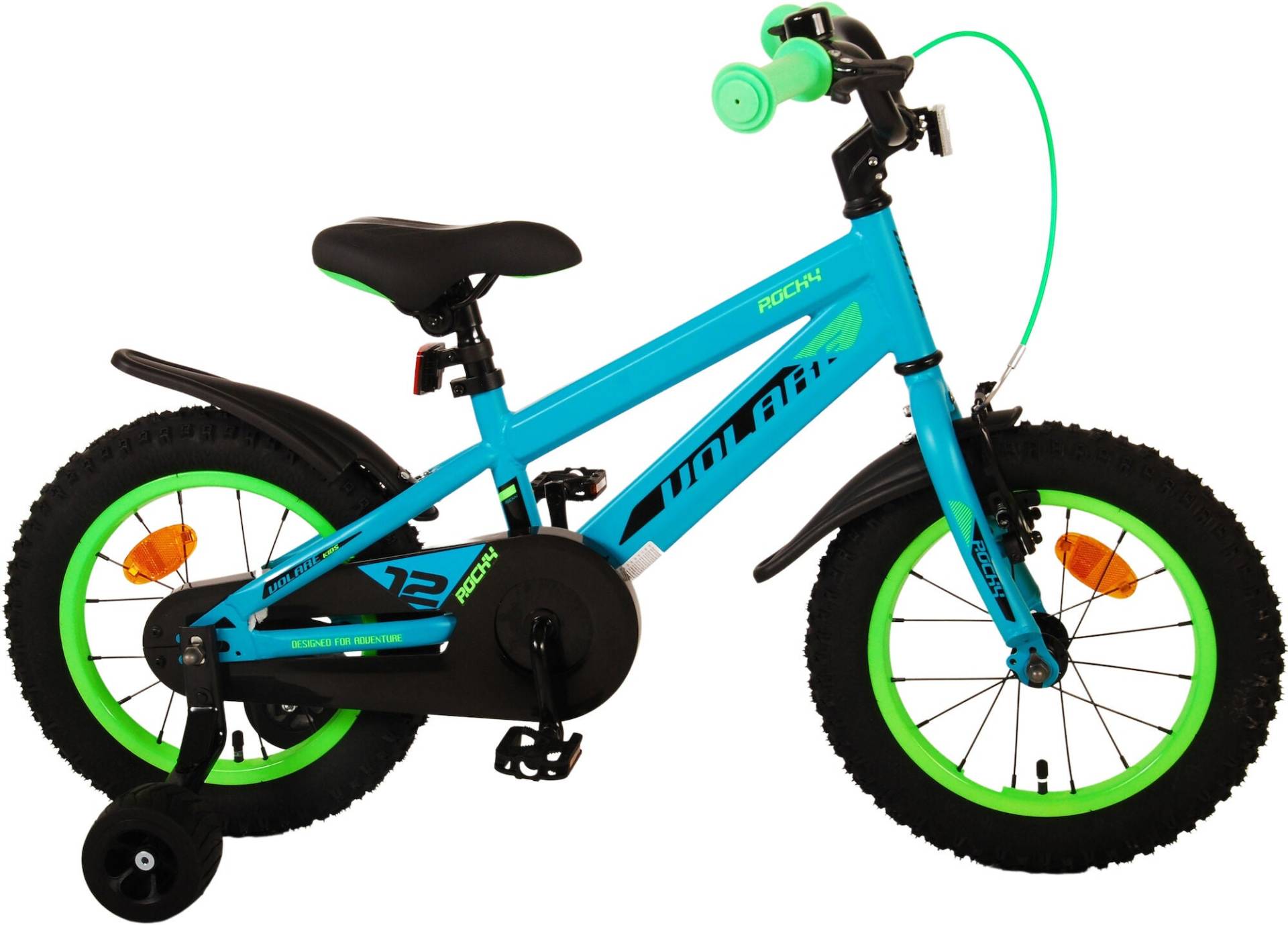 Volare Rocky Kinderfahrrad 14 Zoll, Grün von Volare