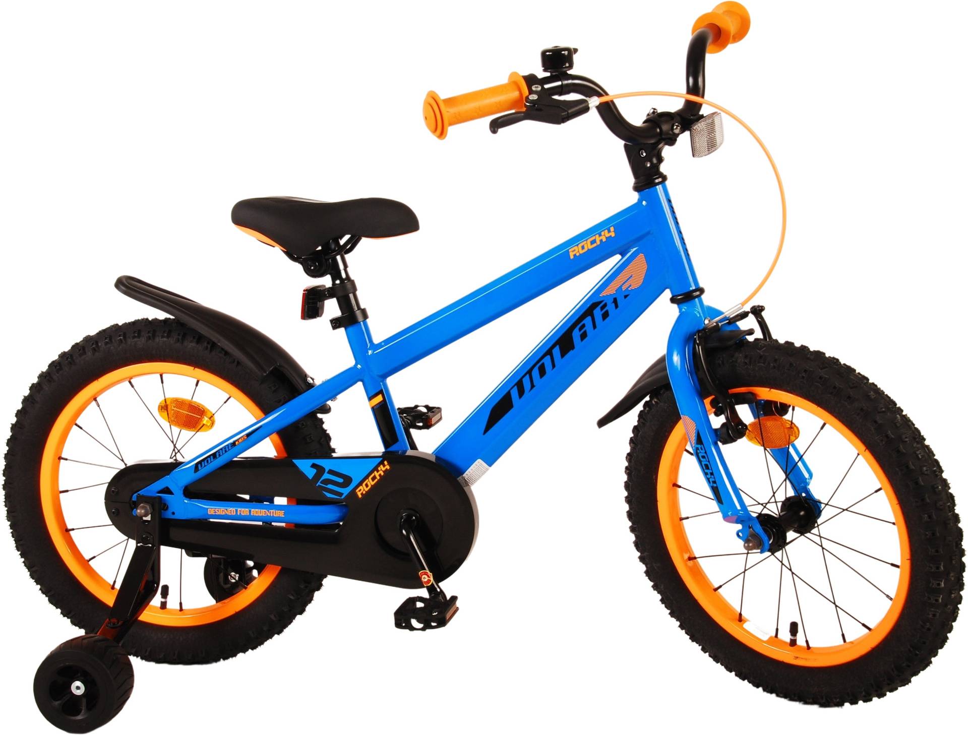 Volare Rocky Kinderfahrrad 16 Zoll, Blau von Volare