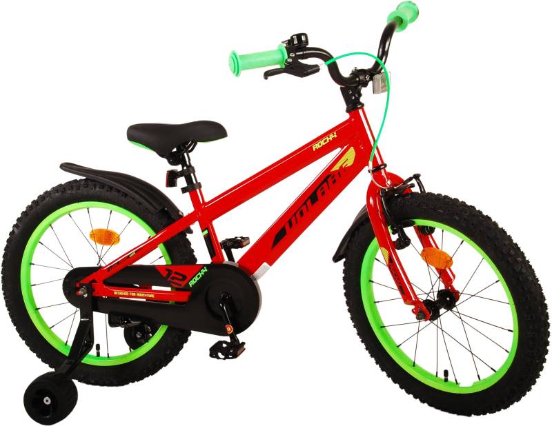 Volare Rocky Kinderfahrrad 18 Zoll, Rot von Volare