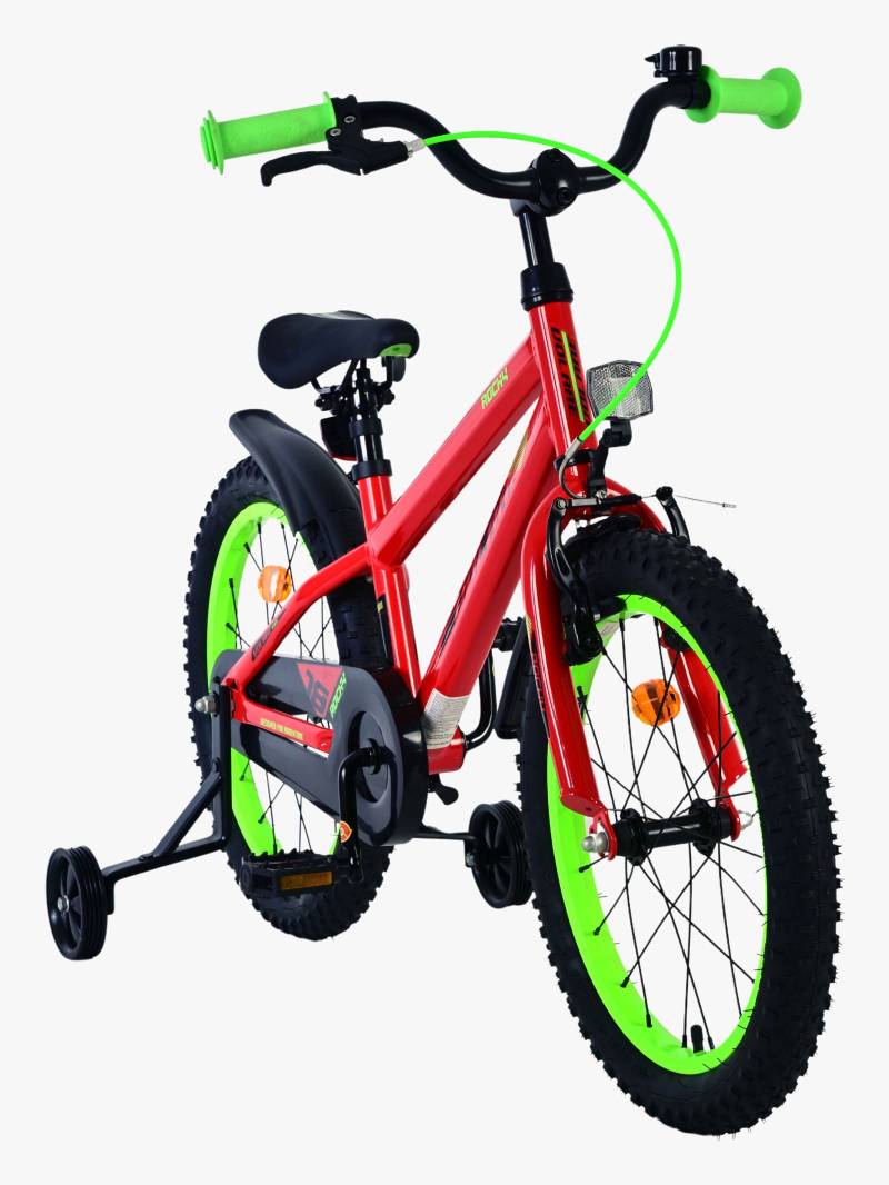 Volare Rocky Kinderfahrrad 18 Zoll, Rot von Volare