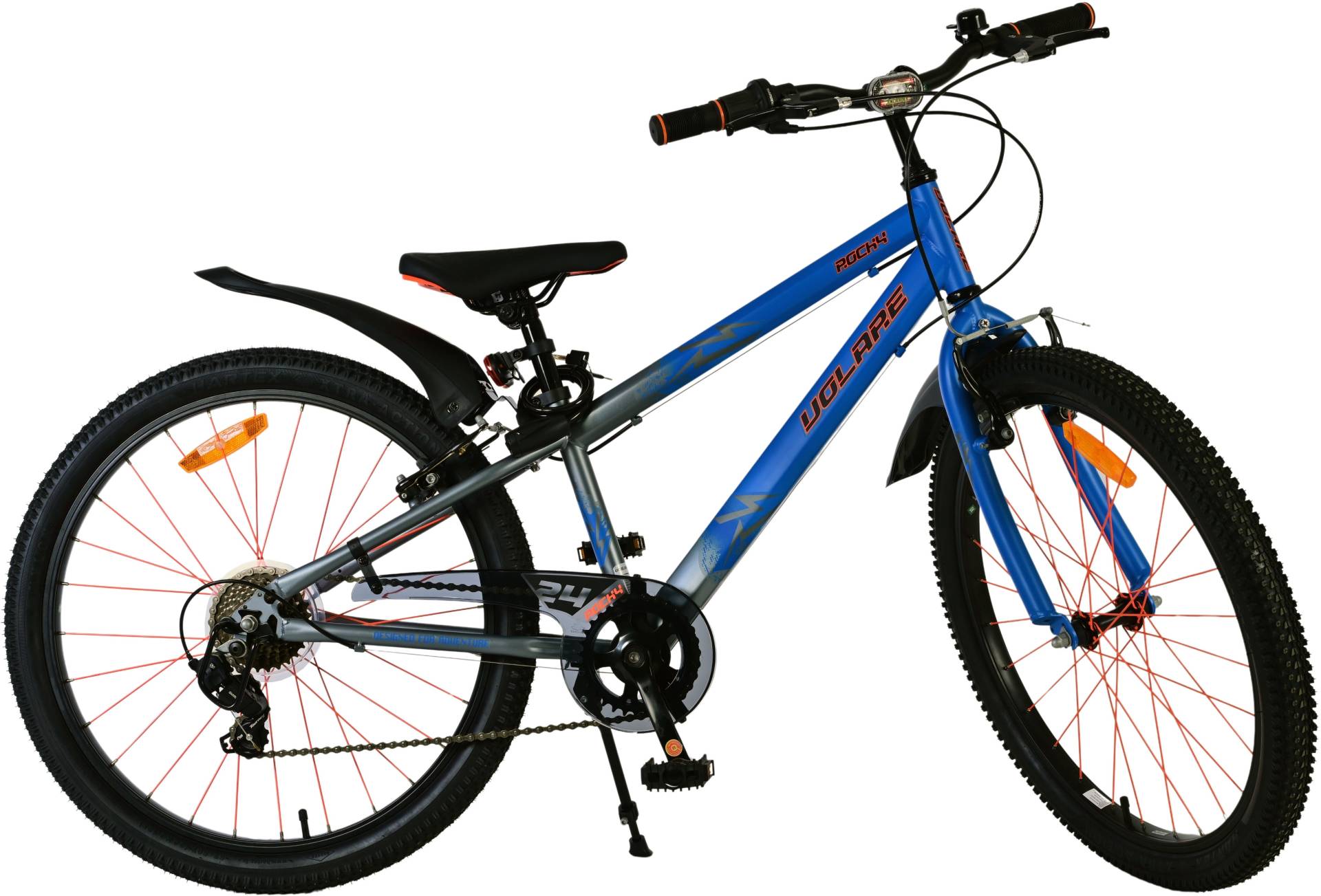 Volare Rocky Kinderfahrrad 24 Zoll, Blau Volare Rocky Kinderfahrrad 24 Zoll, Blau von Volare