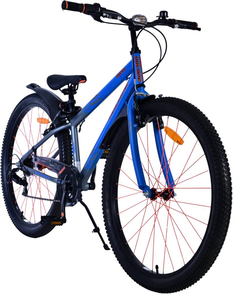 Volare Rocky Kinderfahrrad 26 Zoll, Blau von Volare