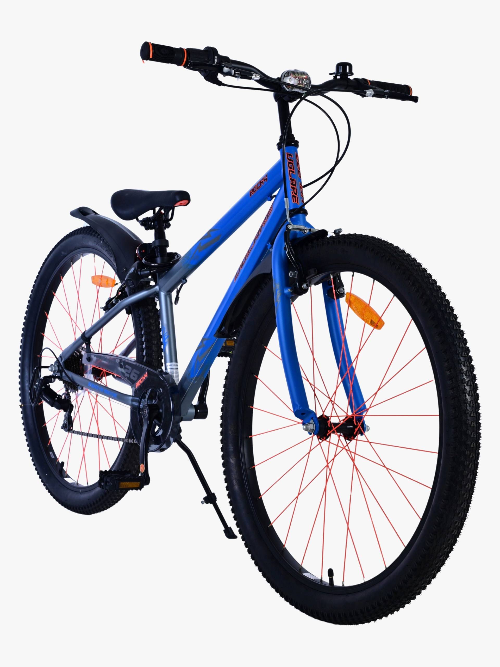 Volare Rocky Kinderfahrrad 26 Zoll, Blau von Volare