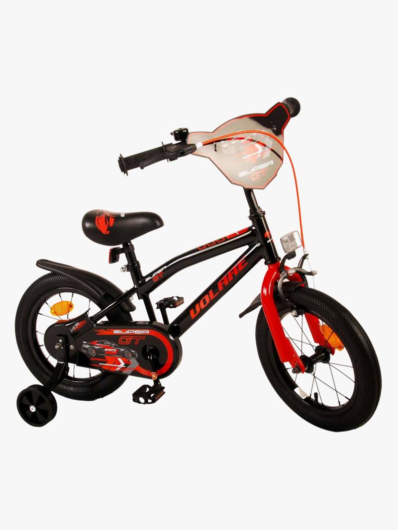 Volare Super Kinderfahrrad 14 Zoll, Rot/Schwarz von Volare