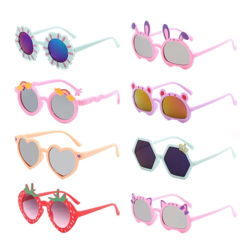 Volhuluk Kinder Sonnenbrillen 4 5 6 7 8 9 10 Jahre, 8 Stück Kunststoffrahme Polarisiert Brille, Sonnenbrillen für Jungen Mädchen, 8 Stile, Zufällige Farben Volhuluk Kinder Sonnenbrillen 4 5 6 7 8 9 10 Jahre, 8 Stück Kunststoffrahme Polarisiert Brille, Sonnenbrillen für Jungen Mädchen, 8 Stile, Zufällige Farben von Volhuluk