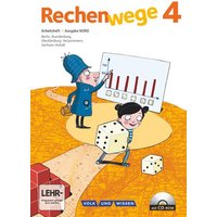 Rechenwege 4. Schuljahr Nord. Arbeitsheft mit CD-ROM von Volk und Wissen Verlag