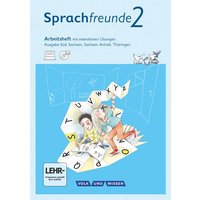 Sprachfreunde 2. Schuljahr - Arbeitsheft mit interaktiven Übungen auf scook.de von Volk und Wissen Verlag