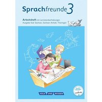 Sprachfreunde 3. Schuljahr - Arbeitsheft in Schulausgangsschrift. Ausgabe Süd von Volk und Wissen Verlag