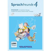 Sprachfreunde 4. Schuljahr - Ausgabe Süd (Sachsen, Sachsen-Anhalt, Thüringen) - Arbeitsheft mit interaktiven Übungen auf scook.de von Volk und Wissen Verlag