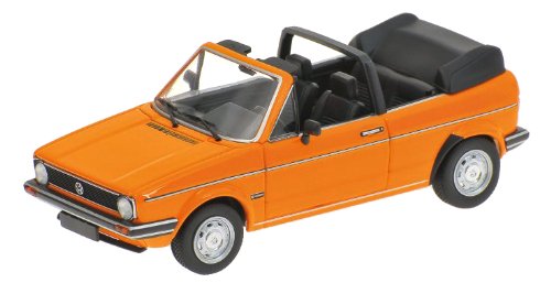 MINICHAMPS 400055131 VW Golf I Cabrio 1980 orange von Kyosho