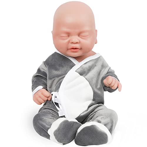 Vollence 36cm Augen Geschlossen VollSilikon Baby Puppen, Nicht Vinyl Puppen, Realistische Babypuppen, Vollsilikonbaby - Junge Vollence 36cm Augen Geschlossen VollSilikon Baby Puppen, Nicht Vinyl Puppen, Realistische Babypuppen, Vollsilikonbaby - Junge von Vollence