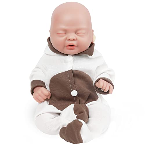 Vollence 36cm Schlafende VollSilikon Baby Puppen, Nicht Vinyl Puppen, Silikonpuppen, Vollsilikonbaby - Mädchen Vollence 36cm Schlafende VollSilikon Baby Puppen, Nicht Vinyl Puppen, Silikonpuppen, Vollsilikonbaby - Mädchen von Vollence