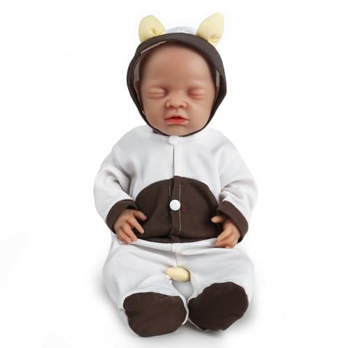 Vollence 31 cm Vollständige Silikonbabypuppen anatomisch korrekte lebensechte Neugeborene Silikonbaby-Puppen für Kinder und Kleinkinder Kinder Geschenke - Mädchen Vollence 31 cm Vollständige Silikonbabypuppen anatomisch korrekte lebensechte Neugeborene Silikonbaby-Puppen für Kinder und Kleinkinder Kinder Geschenke - Mädchen von Vollence