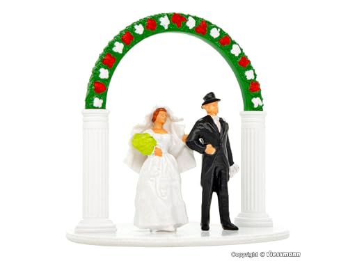 42365 Figuren-Set: Brautpaar mit Traubogen von Vollmer