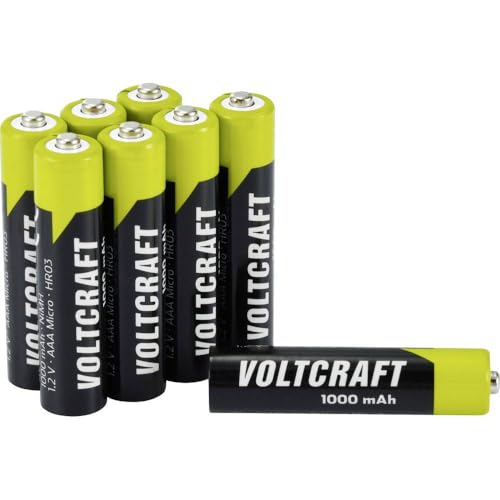VOLTCRAFT VC-16043045 Micro (AAA)-Akku NiMH 1000 mAh 1.2 V 8 St. von Voltcraft