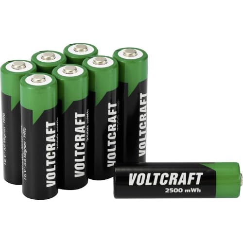 VOLTCRAFT VC-16044355 Mignon (AA)-Akku NiZn 1500 mAh 1.6 V 8 St. von Voltcraft
