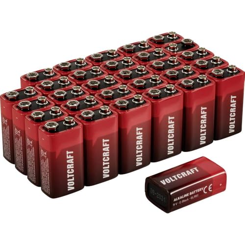 VOLTCRAFT VC-16107990 9 V Block-Batterie Alkali-Mangan 550 mAh 9 V 30 St. VOLTCRAFT VC-16107990 9 V Block-Batterie Alkali-Mangan 550 mAh 9 V 30 St. von Voltcraft
