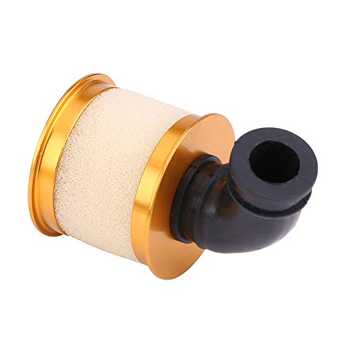 Voluxe Alumnium Alloy + Sponge RC Air RC Luftfilter, Filter, RC Luftfilterschwamm, für HSP 94122/188 Andere 1/10 RC Cars(Gold) von Voluxe