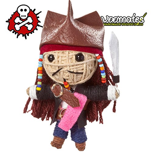 Voomates String Doll Voodoo-Puppen - handgemachte Sorgen-Püppchen Fingerpuppen - Die Handpuppen mit 81 Modelle - Pirate Captain (Pirat) von Voomates