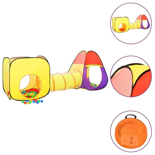 Vopese Spielzelt für Kinder Mehrfarbig 255x80x100 cm Spielzelt Model93674 von Vopese