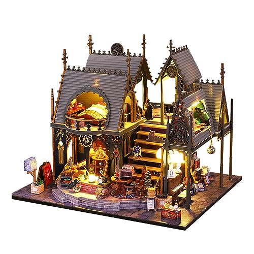 Voragrl 3D-Puzzle-Buchstütze Aus für die Dekoration Von Bücherregalen, mit DIY-Modellbausätzen für Erwachsene von Voragrl