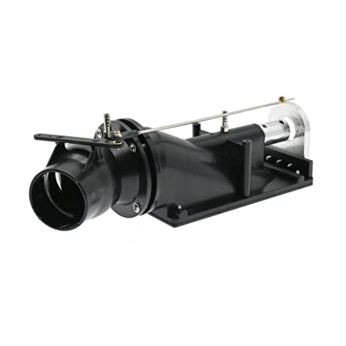 Vorfaove 40 mm Wasserstrahldrucker Power Sprayer Pumpe Wasserstrahlpumpe mit 3 Flügeln Propeller Fit 775 Motor für RC Jet Boot, Schwarz von Vorfaove