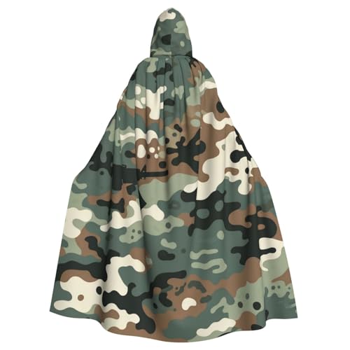 Amerikanisches Camouflage-Muster Hexen-Kapuzenumhang für Erwachsene, Halloween-Kostüm, Kapuzenumhang Amerikanisches Camouflage-Muster Hexen-Kapuzenumhang für Erwachsene, Halloween-Kostüm, Kapuzenumhang von Vortithora