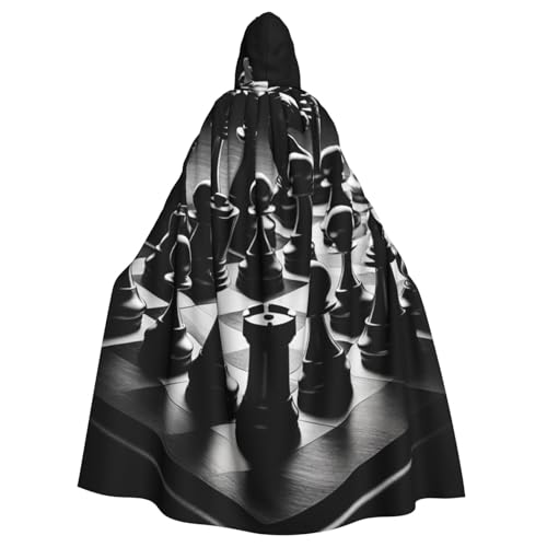 Chess-Battle Hexen-Kapuzenumhang für Erwachsene, Halloween-Kostüm, Kapuzenumhang Chess-Battle Hexen-Kapuzenumhang für Erwachsene, Halloween-Kostüm, Kapuzenumhang von Vortithora