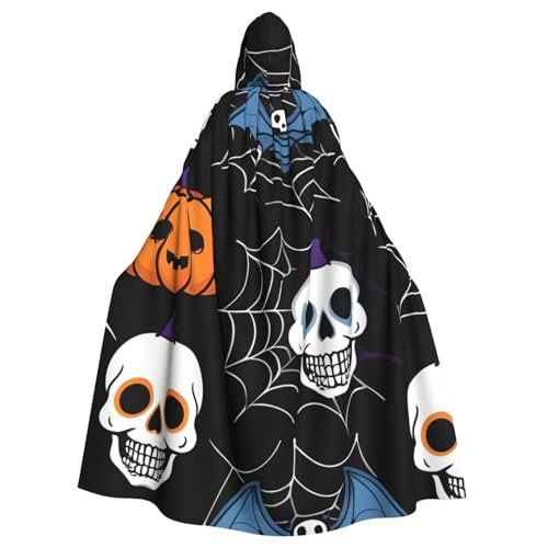 Halloween-Bat-Skull Hexen-Kapuzenumhang für Erwachsene, Halloween-Kostüm, Kapuzenumhang Halloween-Bat-Skull Hexen-Kapuzenumhang für Erwachsene, Halloween-Kostüm, Kapuzenumhang von Vortithora