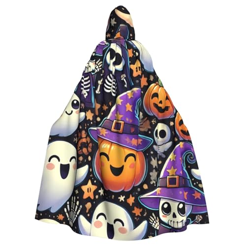 Halloween-Skeletons Hexen-Kapuzenumhang für Erwachsene, Halloween-Kostüm, Kapuzenumhang Halloween-Skeletons Hexen-Kapuzenumhang für Erwachsene, Halloween-Kostüm, Kapuzenumhang von Vortithora