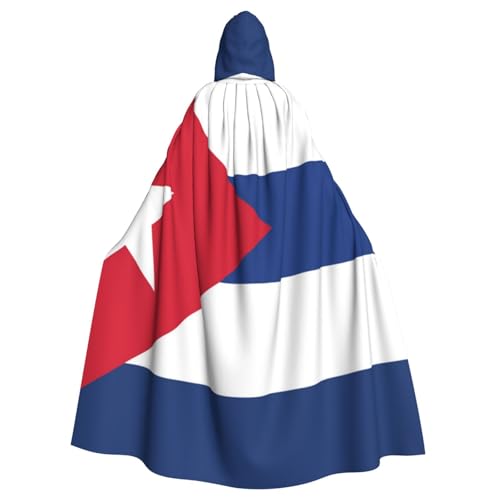 Hexenumhang mit Kuba-Flagge für Erwachsene, Halloween-Kostüm, Kapuzenumhang Hexenumhang mit Kuba-Flagge für Erwachsene, Halloween-Kostüm, Kapuzenumhang von Vortithora