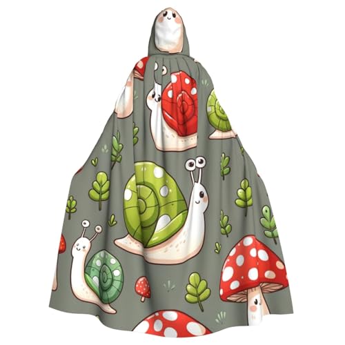 Kawaii-Snails-Pilze Hexen-Kapuzenumhang für Erwachsene, Halloween-Kostüm, Kapuzenumhang Kawaii-Snails-Pilze Hexen-Kapuzenumhang für Erwachsene, Halloween-Kostüm, Kapuzenumhang von Vortithora