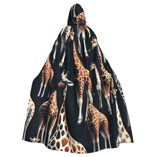 Lustig-realistischer Giraffen-Hexen-Kapuzenumhang für Erwachsene, Halloween-Kostüm, Kapuzenumhang Lustig-realistischer Giraffen-Hexen-Kapuzenumhang für Erwachsene, Halloween-Kostüm, Kapuzenumhang von Vortithora