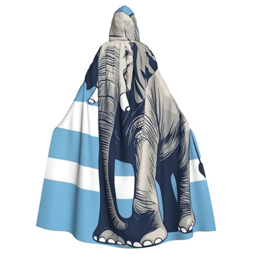 Niedlicher Elefant Hexen-Kapuzenumhang für Erwachsene, Halloween-Kostüm, Kapuzenumhang Niedlicher Elefant Hexen-Kapuzenumhang für Erwachsene, Halloween-Kostüm, Kapuzenumhang von Vortithora