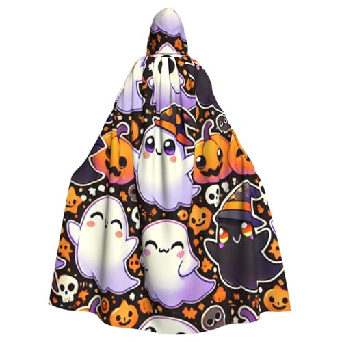Niedlicher Kürbis-Halloween-Hexen-Kapuzenumhang für Erwachsene, Halloween-Kostüm, Kapuzenumhang Niedlicher Kürbis-Halloween-Hexen-Kapuzenumhang für Erwachsene, Halloween-Kostüm, Kapuzenumhang von Vortithora