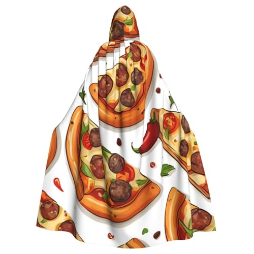 Pizza-Slices Hexen-Kapuzenumhang für Erwachsene, Halloween-Kostüm, Kapuzenumhang Pizza-Slices Hexen-Kapuzenumhang für Erwachsene, Halloween-Kostüm, Kapuzenumhang von Vortithora