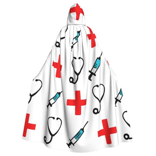 Registered Nurse Rn Hexen-Kapuzenumhang für Erwachsene, Halloween-Kostüm, Kapuzenumhang Registered Nurse Rn Hexen-Kapuzenumhang für Erwachsene, Halloween-Kostüm, Kapuzenumhang von Vortithora