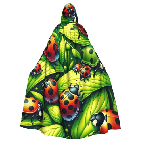 Spring-Animal-Leaves Hexen-Kapuzenumhang für Erwachsene, Halloween-Kostüm, Kapuzenumhang Spring-Animal-Leaves Hexen-Kapuzenumhang für Erwachsene, Halloween-Kostüm, Kapuzenumhang von Vortithora
