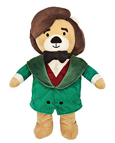 Vosego Frédéric Musik Teddybär Plüschtier, 40 Min. Klassische Chopin Musik, 38 cm Großes Kuscheltier Mit Beruhigender Entspannungsmusik, Baby Geschenk Spielzeug Stofftier von Vosego