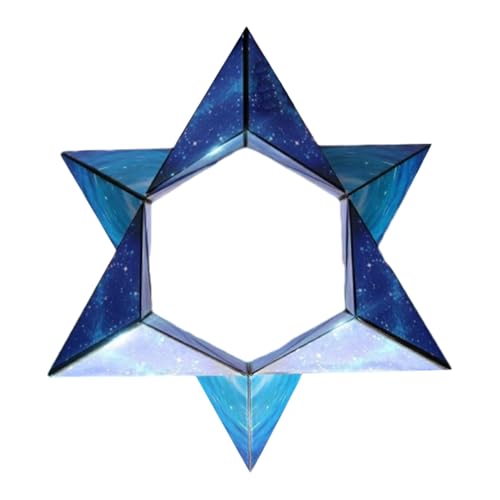 Magnetischer Zauberwürfel, Bunter Verformbare Cube, 3D Dekompression Puzzle Spielzeug ab 7-8-9-10-11 Jahre, 2 in 1 Würfel für Kinder und Erwachsene (Blau) von Votvlog