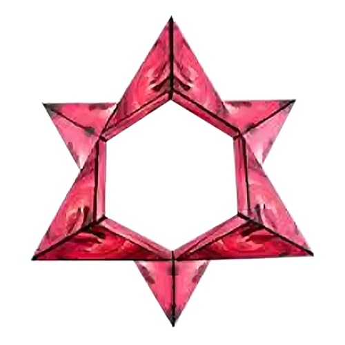 Magnetischer Zauberwürfel, Bunter Verformbare Cube, 3D Dekompression Puzzle Spielzeug ab 7-8-9-10-11 Jahre, 2 in 1 Würfel für Kinder und Erwachsene (Rot) von Votvlog