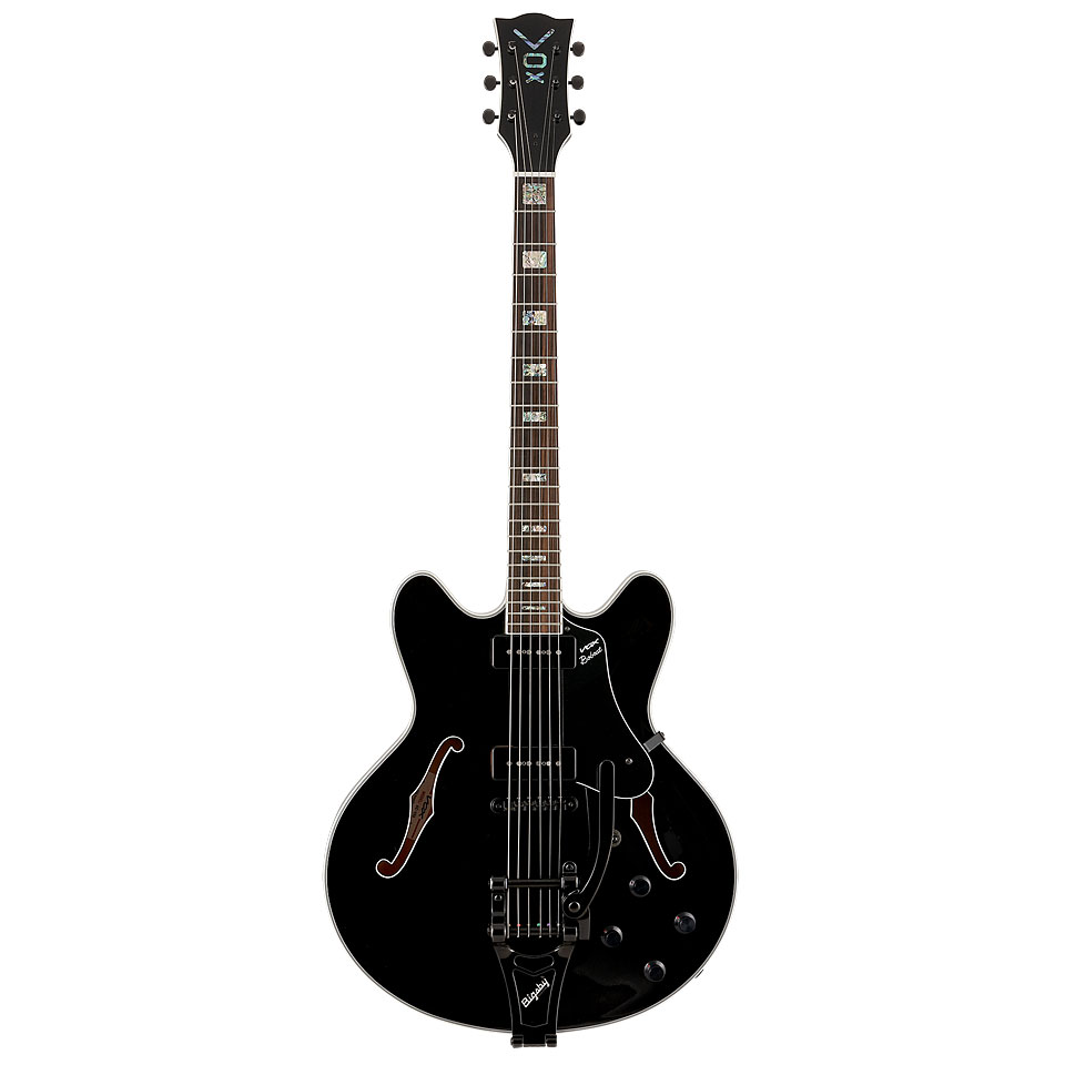 VOX Bobcat V90, Bigsby Jet Black E-Gitarre von Vox