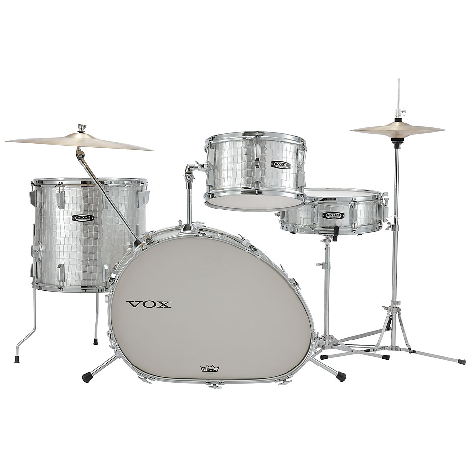 VOX Telstar Oval 18" Silver Kroko Drumset Schlagzeug VOX Telstar Oval 18" Silver Kroko Drumset Schlagzeug von Vox