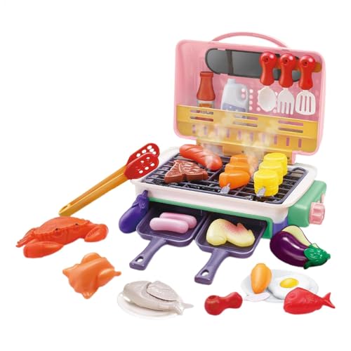 Cooking Simulator Toy, Kids Pretend Cooking Toy with Sound and Light, Simulation Cooking Toy with Color-Changing Effects, Reusable Pretend Play BBQ Grill for Little Chef Role Play and Fun Cooking Cooking Simulator Toy, Kids Pretend Cooking Toy with Sound and Light, Simulation Cooking Toy with Color-Changing Effects, Reusable Pretend Play BBQ Grill for Little Chef Role Play and Fun Cooking von Vriusi