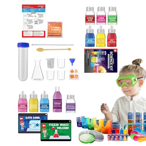 Kids Science Kit, Educational Chemistry Set for Kids, Interactive STEM Projects, Fun Science Lab Experiments for Boys and Girls, Perfect for Learning Chemistry and Science Concepts at Home Kids Science Kit, Educational Chemistry Set for Kids, Interactive STEM Projects, Fun Science Lab Experiments for Boys and Girls, Perfect for Learning Chemistry and Science Concepts at Home von Vriusi